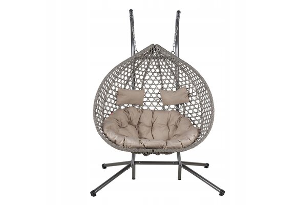 NUFORMA 2-persoons Hangstoel Cocon Ei 04K - Maximaal Draagvermogen 220kg