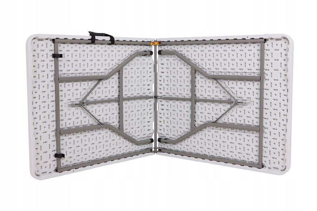 AGD SELECT Cateringtafel 240 cm - Opvouwbaar voor 10 Personen Wit