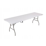 AGD SELECT Cateringtafel 240 cm - Opvouwbaar voor 10 Personen Wit