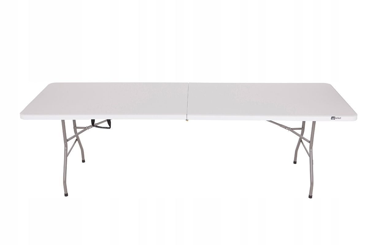 AGD SELECT Cateringtafel 240 cm - Opvouwbaar voor 10 Personen Wit