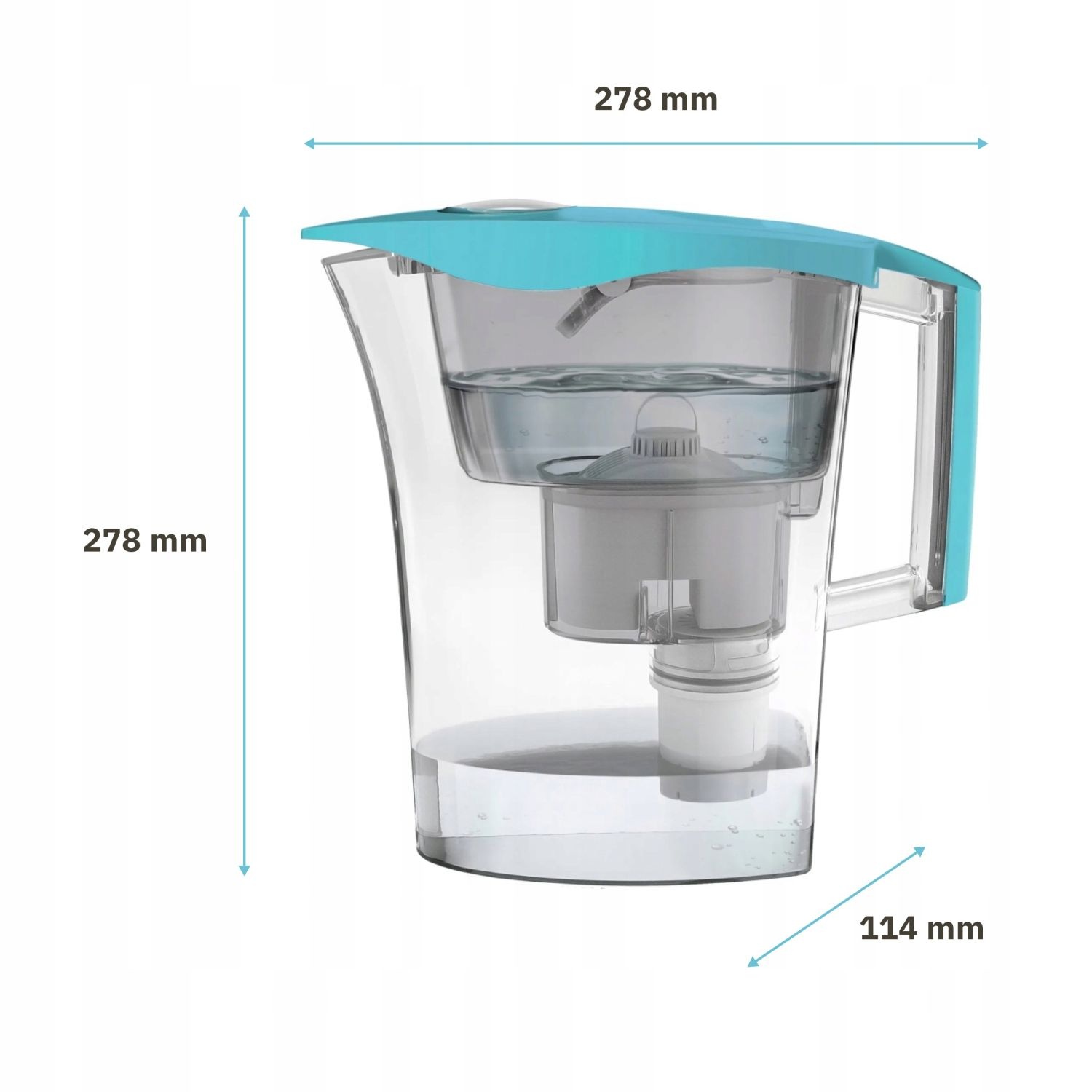 LAICA MikroPLASTIK-STOP UFSBE02 Filterkan - Verwijdert Microplastics