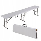 NUFORMA Inklapbare Cateringbank 180 cm - Compact koffer-ontwerp