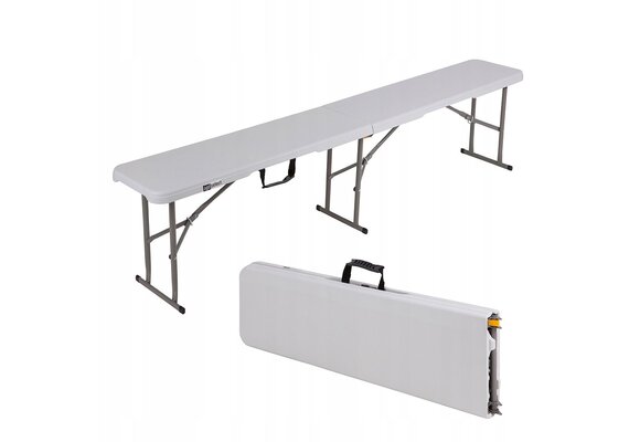 NUFORMA Inklapbare Cateringbank 180 cm - Compact koffer-ontwerp