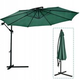 GARDENSELECT Tuinparasol SOLA - 300 cm Kantelbaar met Zwengel Groen