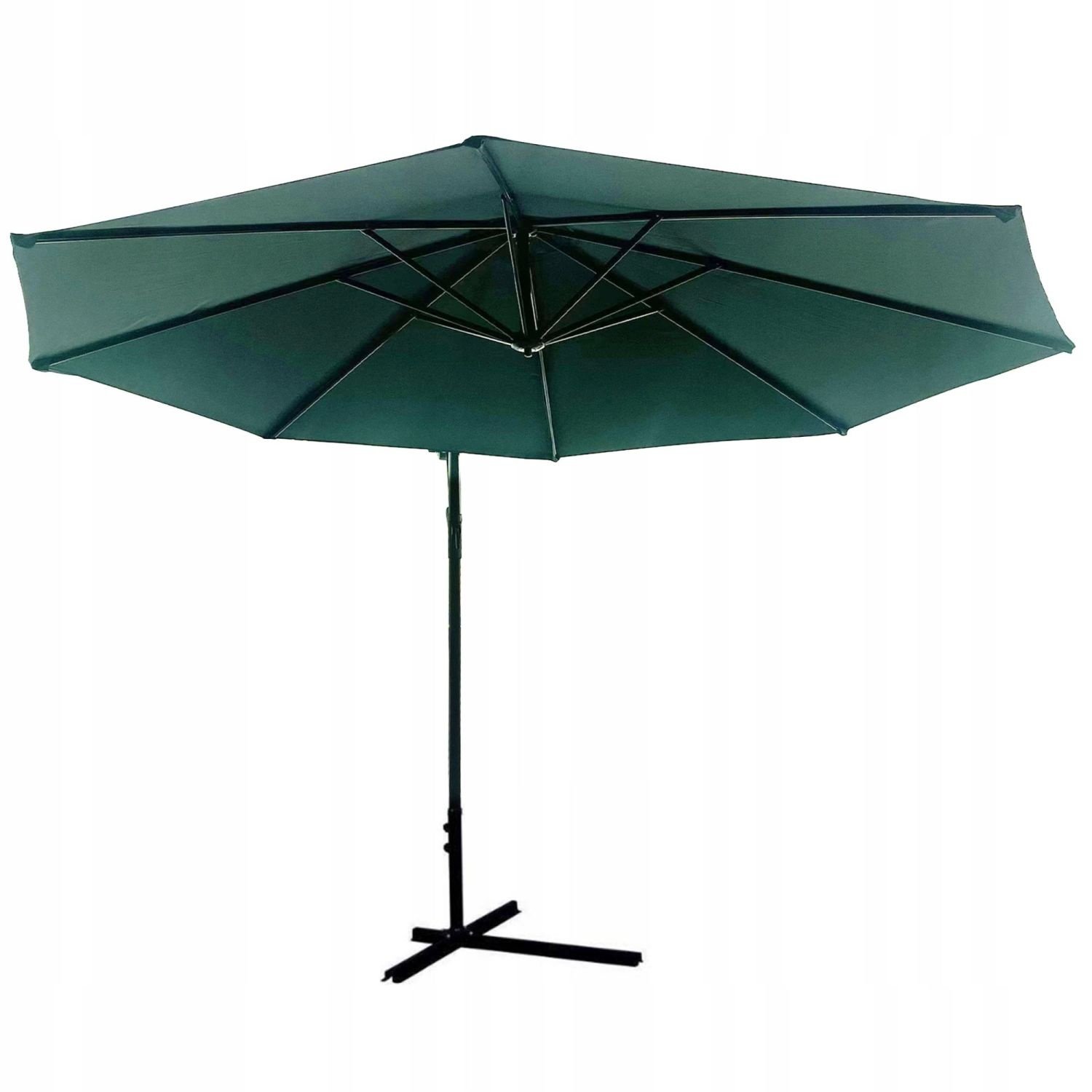 GARDENSELECT Tuinparasol SOLA - 300 cm Kantelbaar met Zwengel Groen