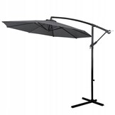 GARDENSELECT SOLA Grote Tuinparasol - Ø 300 cm met Zwengel - Grijs