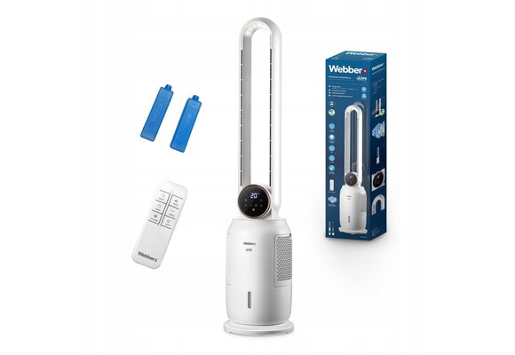 WEBBER Bladloze Ventilator LIVO WB1840B - Veilig koelen en ioniseren