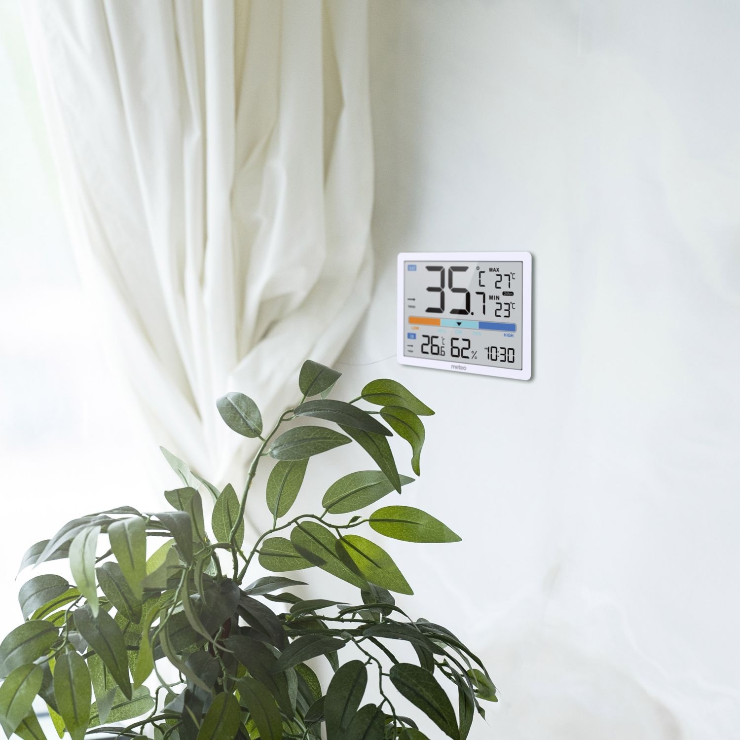 METEO Weerstation SP109 - Compact met binnen- en buitentemperatuur