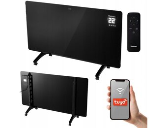 WEBBER Infrarood Paneelverwarming IGH-720 Zwart - Slimme Wi-Fi Bediening