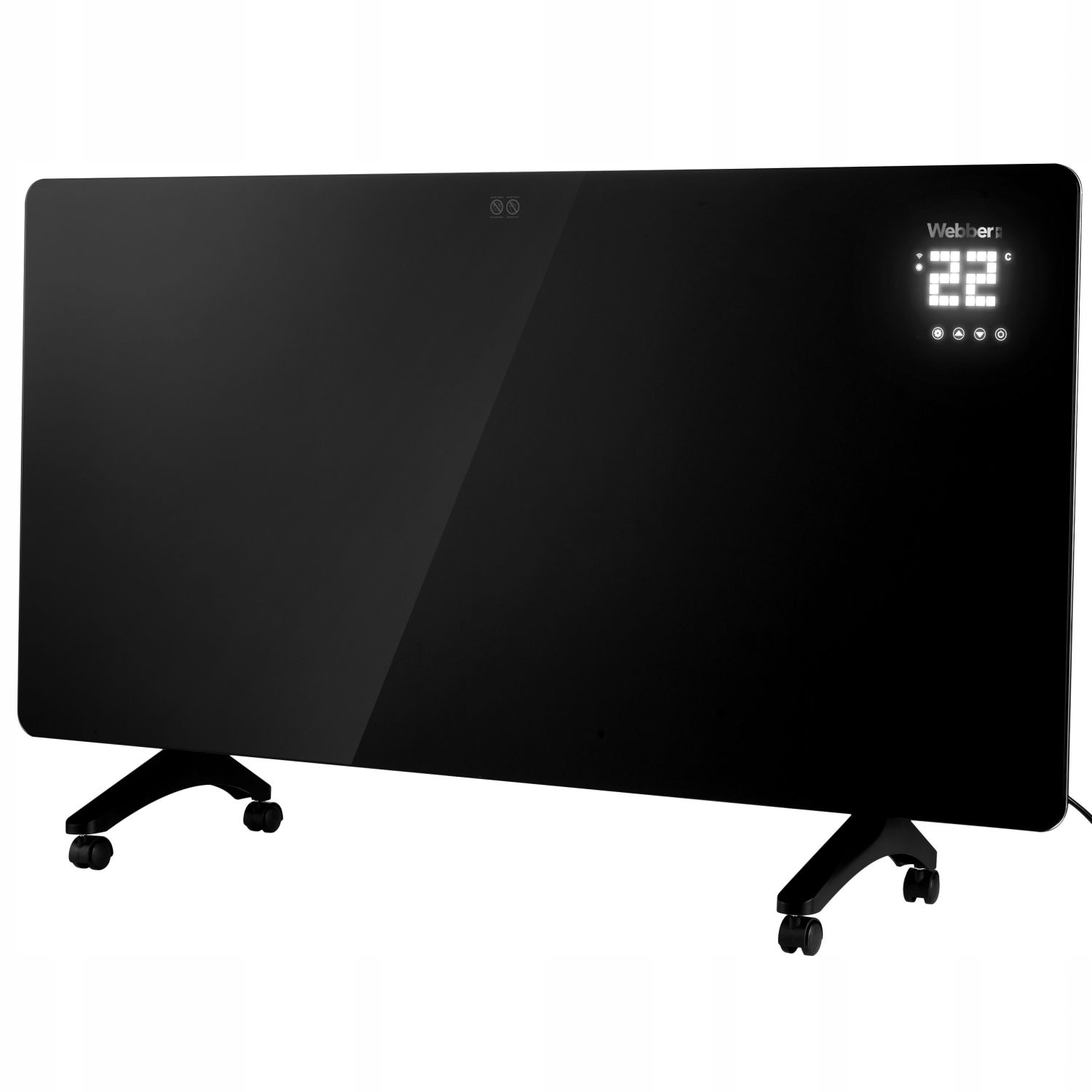 WEBBER Infrarood Paneelverwarming IGH-720 Zwart - Slimme Wi-Fi Bediening