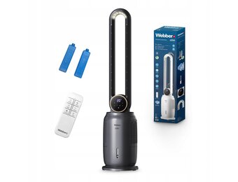 Webber LIVO WB1840G Bladloze Ventilator - 4-in-1 Koeling en Ionisatie