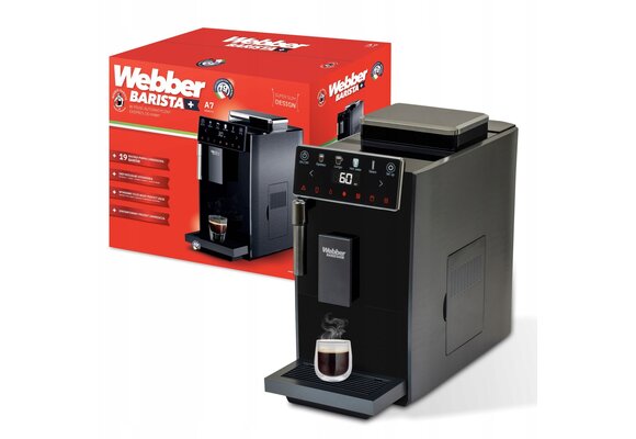 Webber Espressomachine Barista A7 VENETO - 19 Bar voor Perfecte Crema