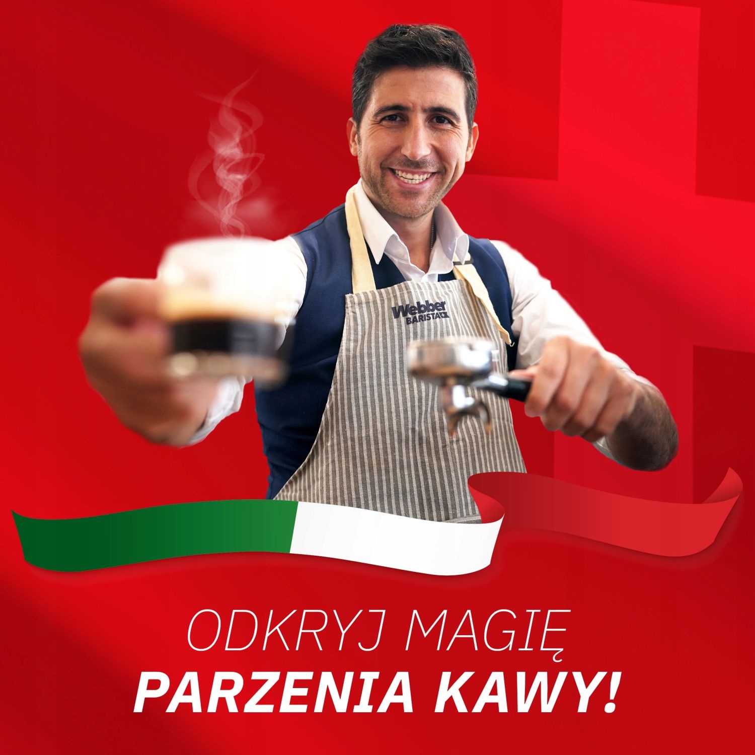 Webber Espressomachine Barista A7 VENETO - 19 Bar voor Perfecte Crema