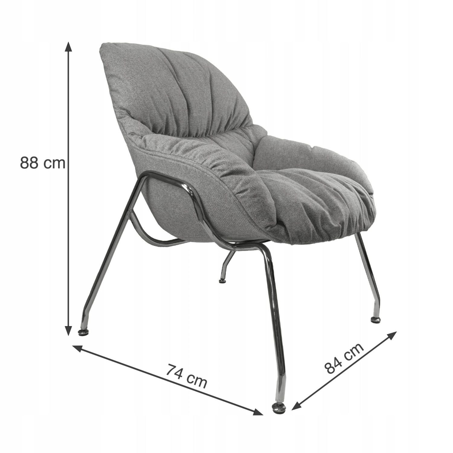 NUFORMA Fauteuil NUVOLA - Scandinavisch Design met Hoog Comfort