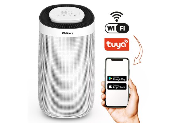 Webber VICH DEC500 Ontvochtiger - 2-in-1 met HEPA11 Luchtreiniging