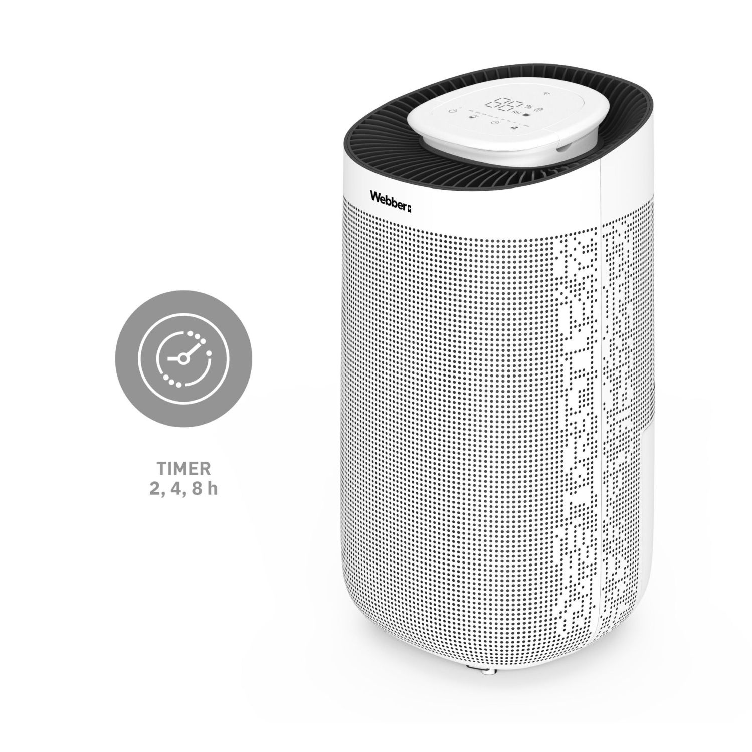 Webber VICH DEC500 Ontvochtiger - 2-in-1 met HEPA11 Luchtreiniging