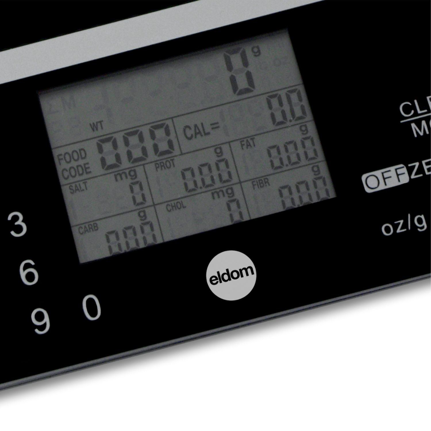 ELDOM Digitale Keukenweegschaal DWK200 - Meet 7 Voedingswaarden