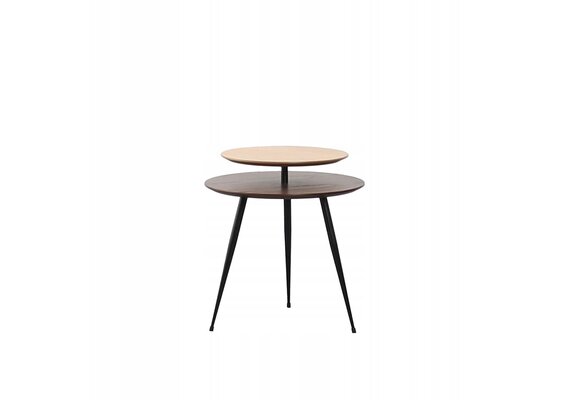 NUFORMA Salontafel met 2 Bladen - Modern Design & Stabiel Hout