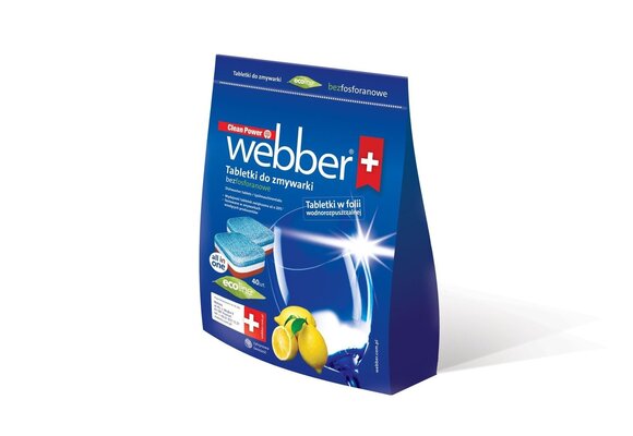 Webber Vaatwastabletten All-in-one 40 stuks ECO - Stralend schone vaat