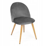 NUFORMA Velvo Stoel - Scandinavisch Design & Hoog Comfort - Grijs