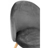 NUFORMA Velvo Stoel - Scandinavisch Design & Hoog Comfort - Grijs