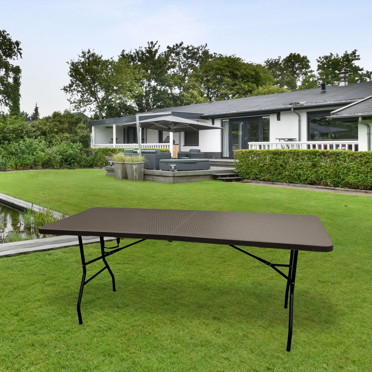 NUFORMA Opvouwbare Catering Bankettafel 180cm - Ruimte voor 8 Personen