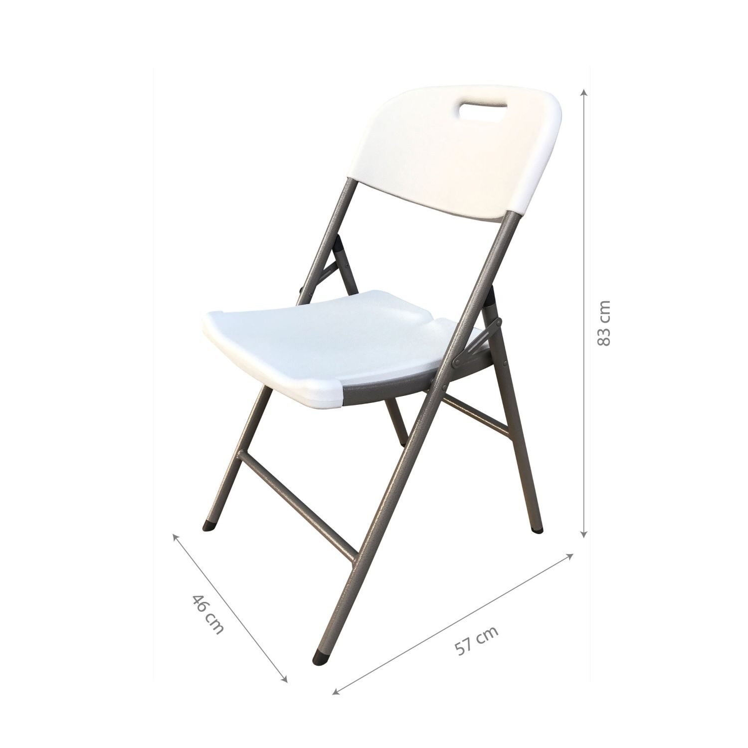 GARDENSELECT Opvouwbare Cateringstoel - Comfortabel en Weerbestendig