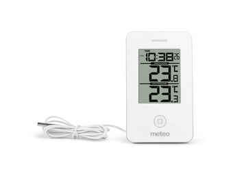 METEO Weerstation SP50 wit - Meet binnen- en buitentemperatuur
