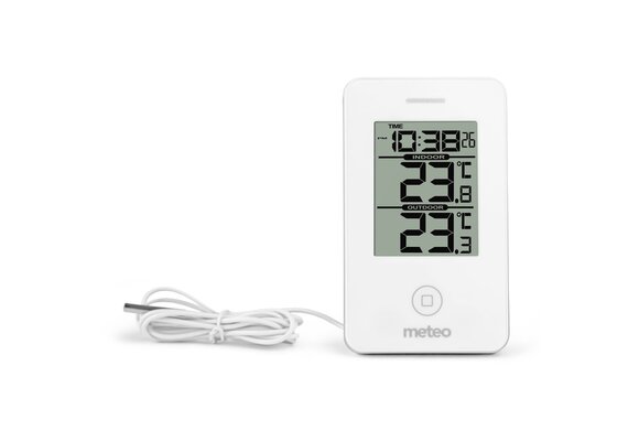 METEO Weerstation SP50 wit - Meet binnen- en buitentemperatuur
