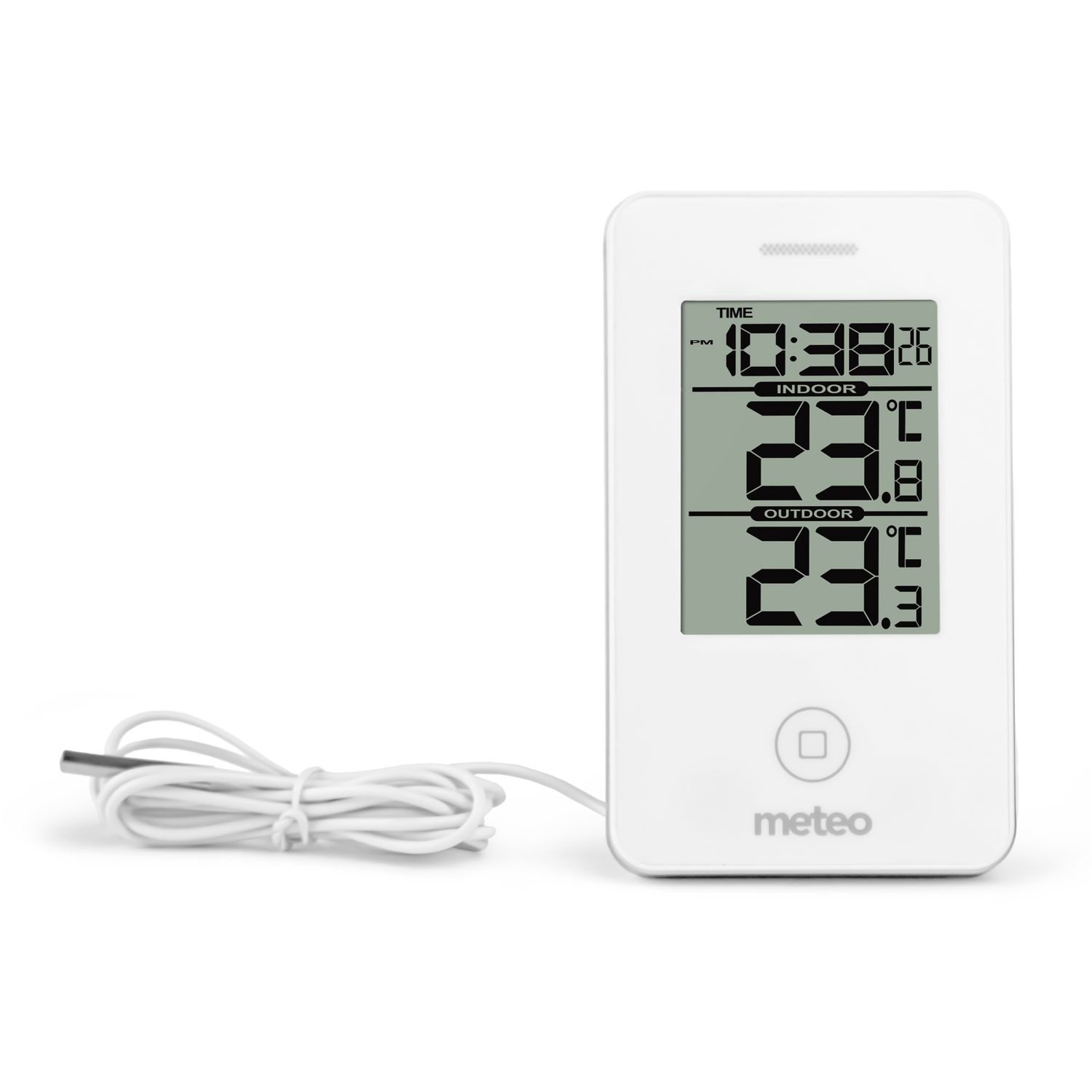 METEO Weerstation SP50 wit - Meet binnen- en buitentemperatuur