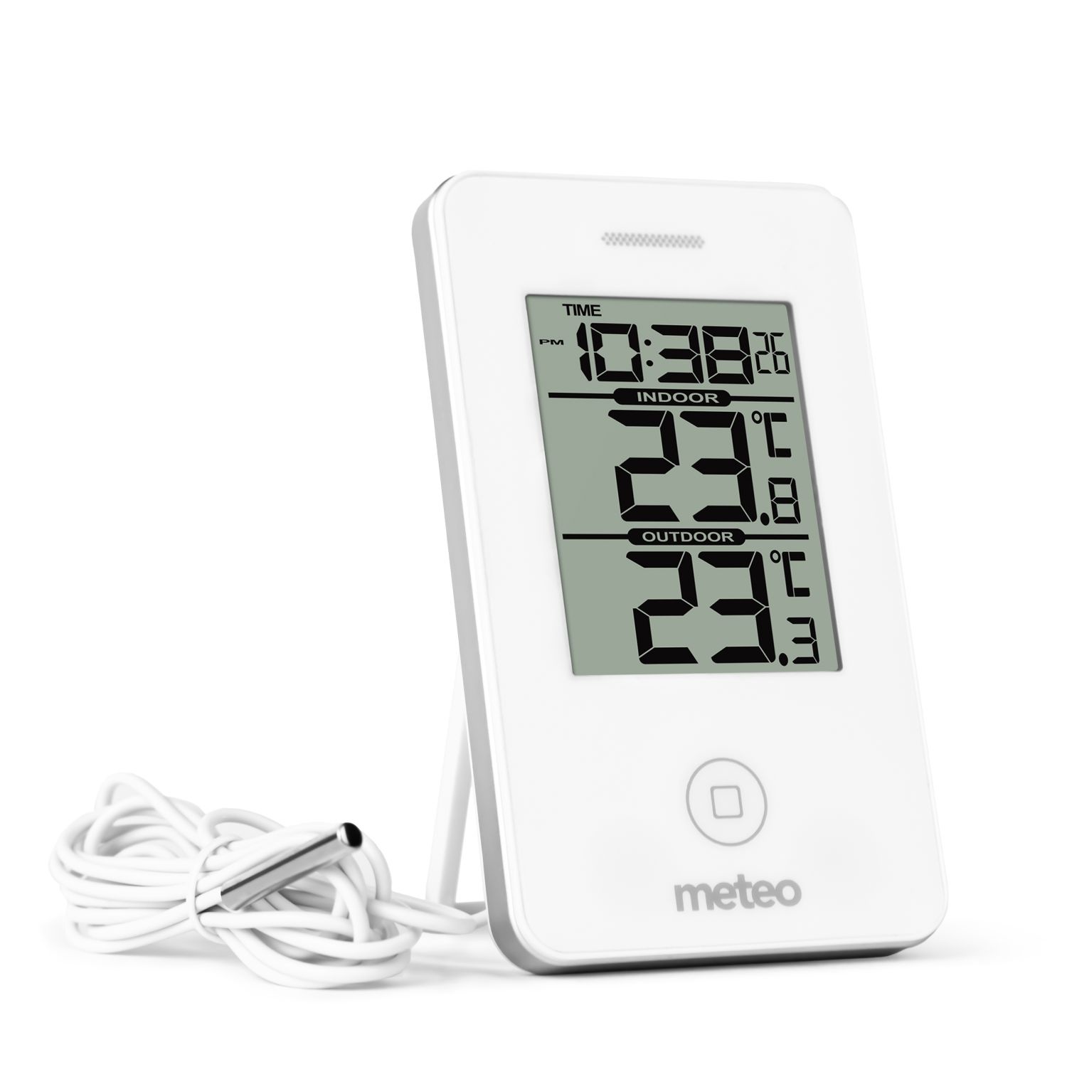 METEO Weerstation SP50 wit - Meet binnen- en buitentemperatuur