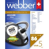 Webber Stofzuigerzakken Hoover Telios - 86 stuks meerlaags papier