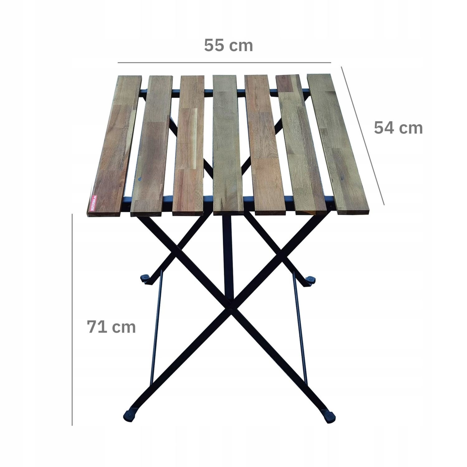 GARDENSELECT Tuinmeubelset - Tafel met 2 Stoelen - Inklapbaar Acaciahout