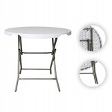 NUFORMA Ronde Inklapbare Cateringtafel 80cm - Compact opvouwbaar