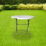 NUFORMA Ronde Inklapbare Cateringtafel 80cm - Compact opvouwbaar