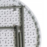 NUFORMA Ronde Inklapbare Cateringtafel 80cm - Compact opvouwbaar