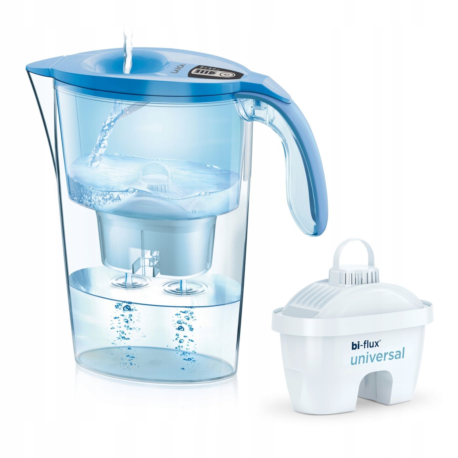 LAICA Stream Line Waterfilterkan - Past perfect in de koelkastdeur