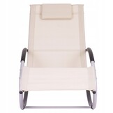 GARDENSELECT Schommelligbed Beige - Ergonomisch met schommelfunctie