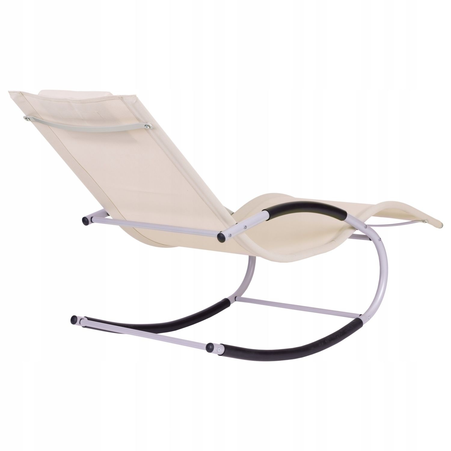 GARDENSELECT Schommelligbed Beige - Ergonomisch met schommelfunctie