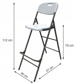 NUFORMA Opvouwbare Stoel - Ergonomisch en Weerbestendig HDPE