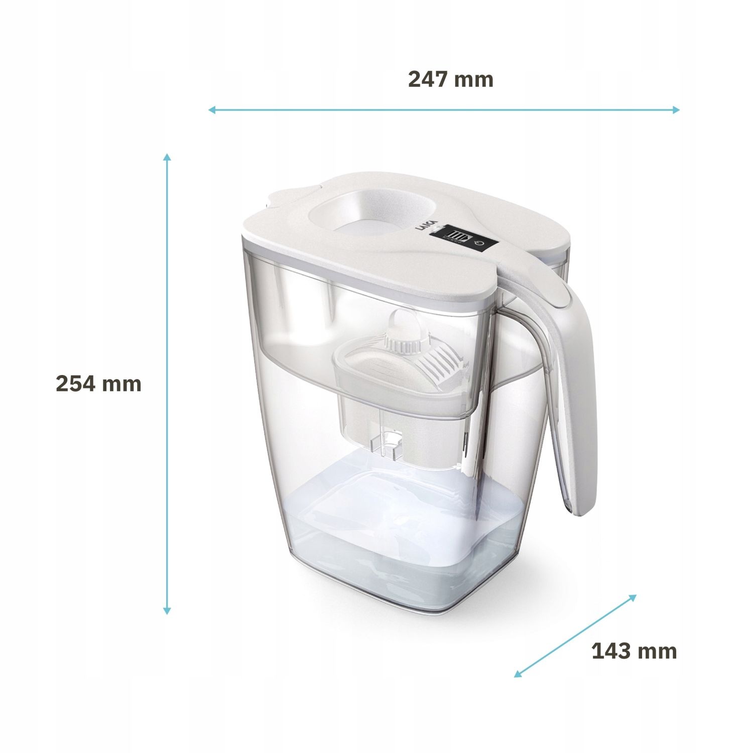 LAICA waterfilterkan BIG Milano - Altijd puur en kalkvrij water