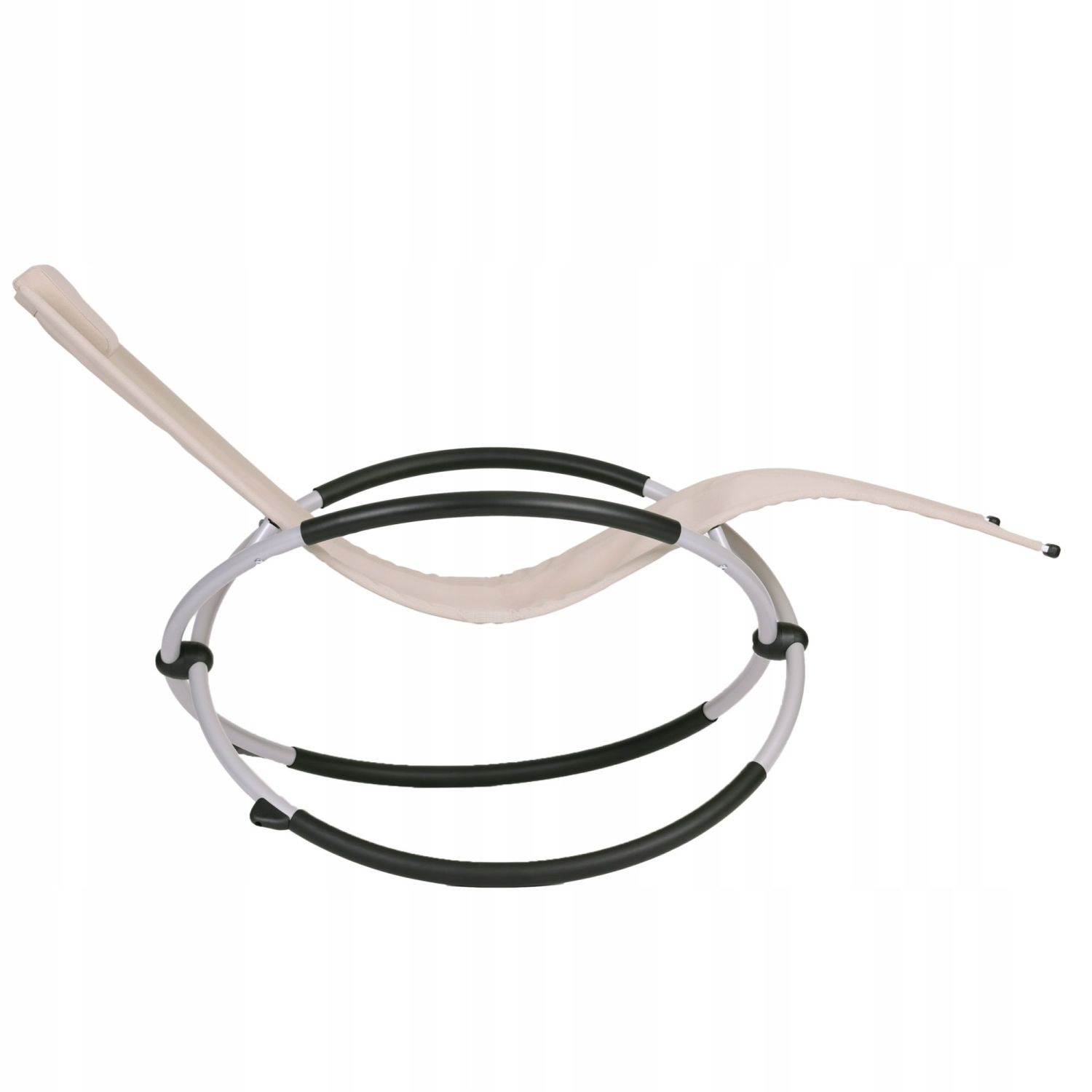 GARDENSELECT Tuinligstoel GANDIA - Grijs met schommelfunctie