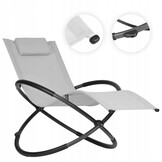 GARDENSELECT Tuinligstoel IBIZA - Ergonomisch Ligbed met Schommelfunctie