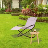 GARDENSELECT Tuinligstoel IBIZA - Ergonomisch Ligbed met Schommelfunctie