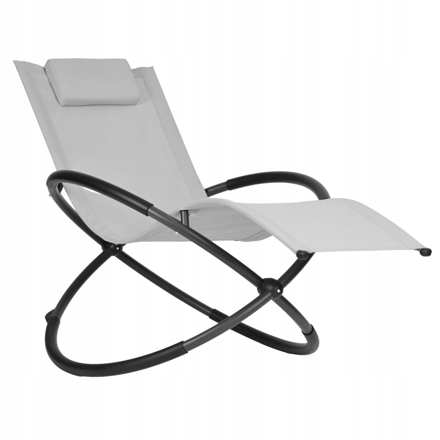 GARDENSELECT Tuinligstoel IBIZA - Ergonomisch Ligbed met Schommelfunctie