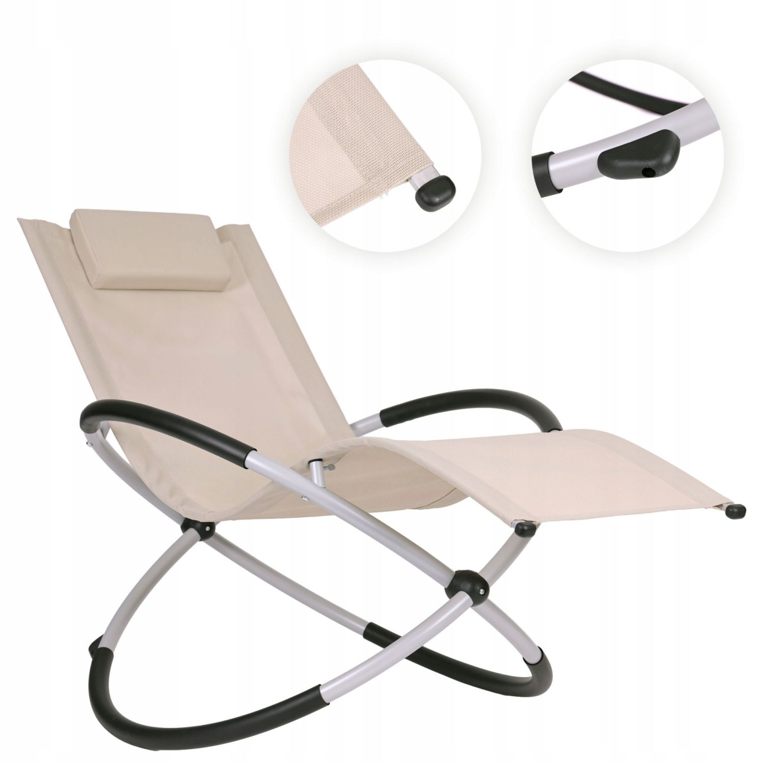 GARDENSELECT Tuinligstoel IBIZA - Schommelen in Zero Gravity