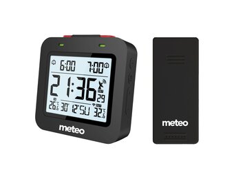 METEO klok met thermometer ZP34 - altijd de exacte tijd en temperatuur