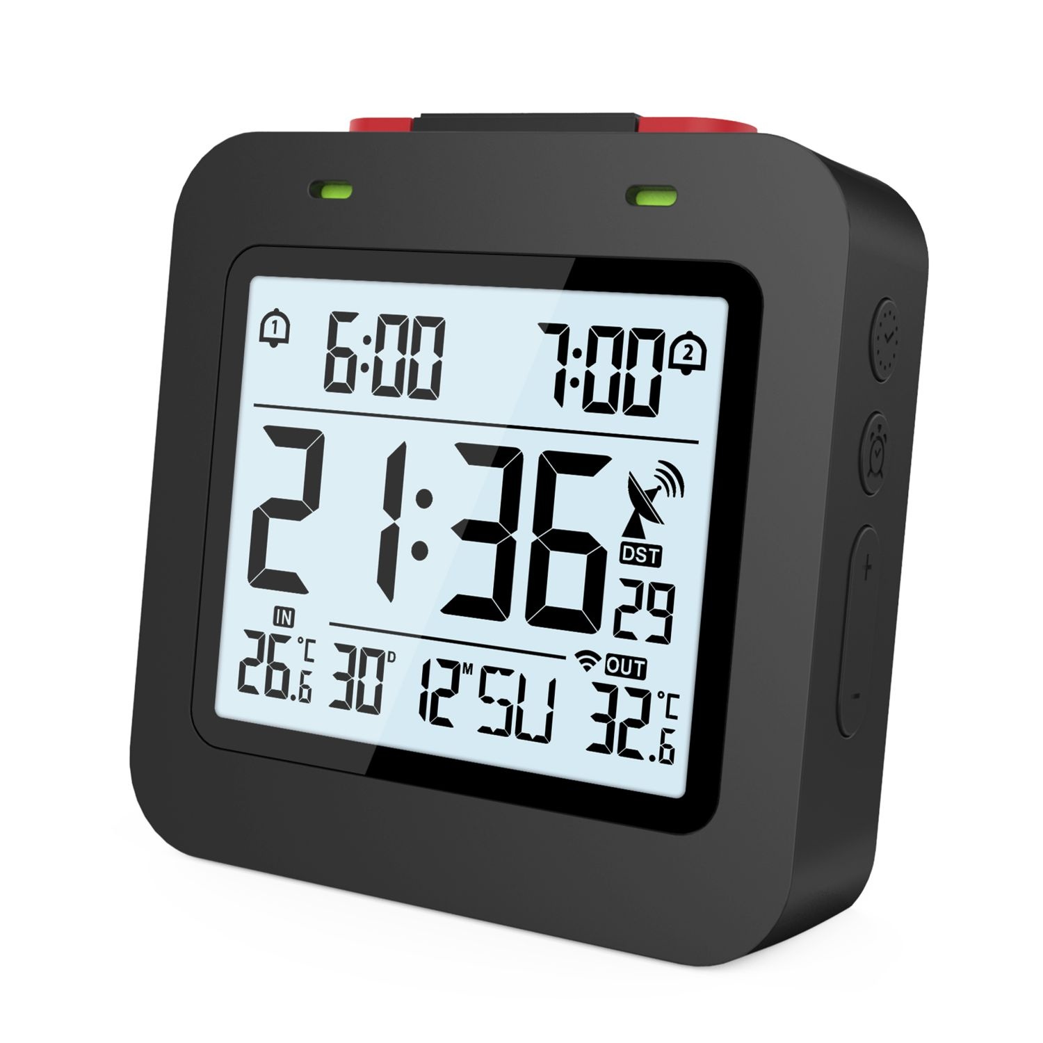 METEO klok met thermometer ZP34 - altijd de exacte tijd en temperatuur