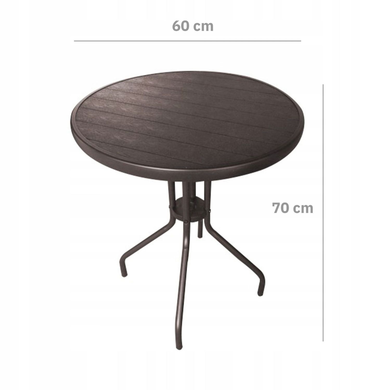 NUFORMA Technorattan Tuinset - Tafel met 2 Stoelen - Weerbestendig