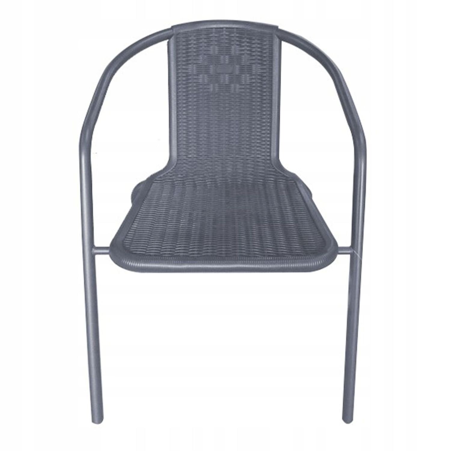 NUFORMA Tuinset Grijs - Compacte Bistroset met Weerbestendig Rattan